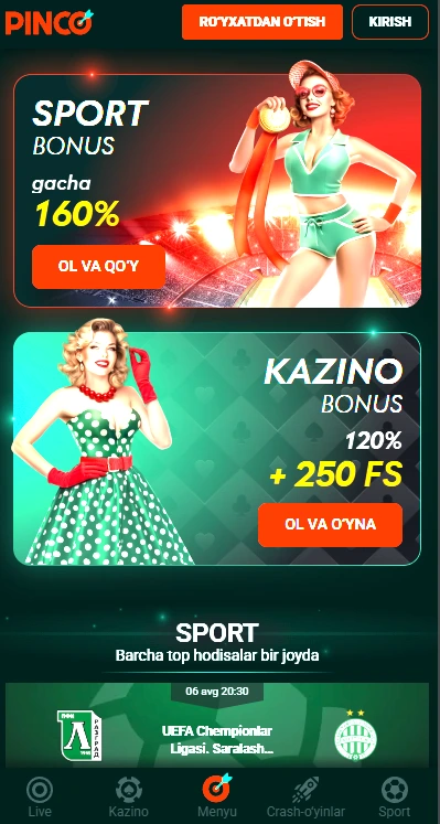 Pinco mobil ilova